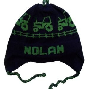 Personalized Earflap Hat – Tractors