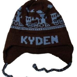Personalized Earflap Hat – Trains