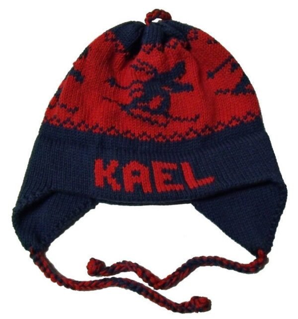 Personalized Earflap Hat - Skiers