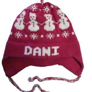 Personalized Earflap Hat – Snowmen