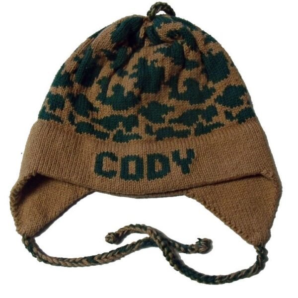 Personalized Earflap Hat - Camouflage