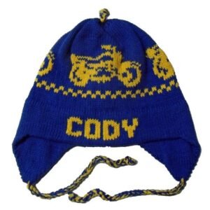 Personalized Earflap Hat – Motorcycles