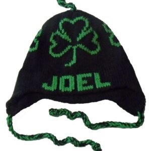Personalized Earflap Hat – Shamrocks