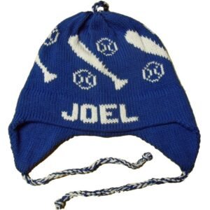 Personalized Earflap Hat – Baseball