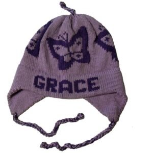 Personalized Earflap Hat – Butterfly