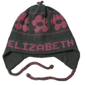 Personalized Earflap Hat – Daisies